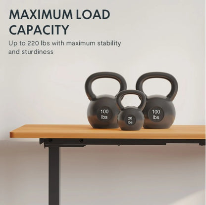 US Local Electric Standing Desk Whole Piece Adjustable Height Desk Home Office Computer Workstation Sit Stand Up Desk