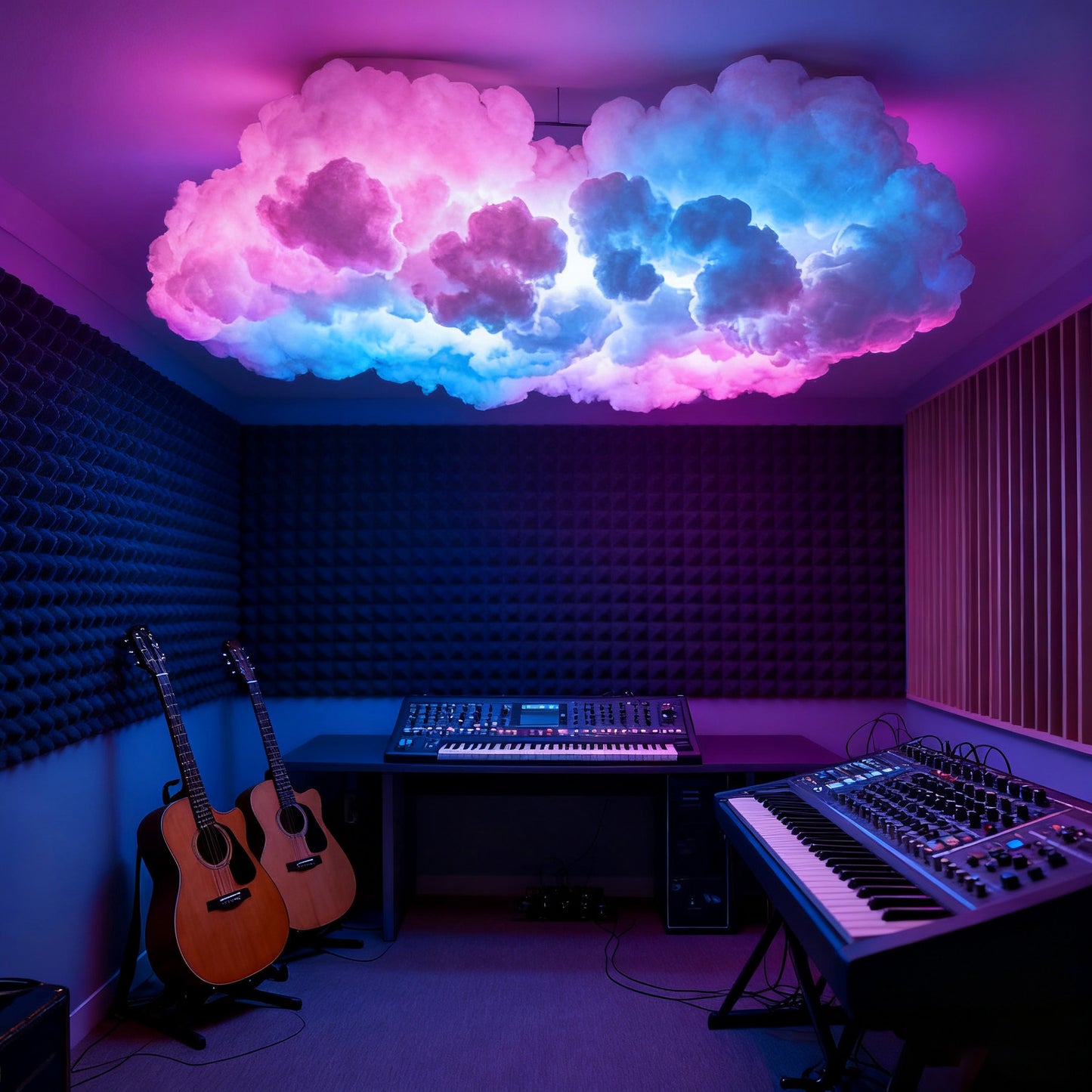 US Local Creative Decorative Cloud Lamp Remote-Controlled LED Light RGB Color Changing
