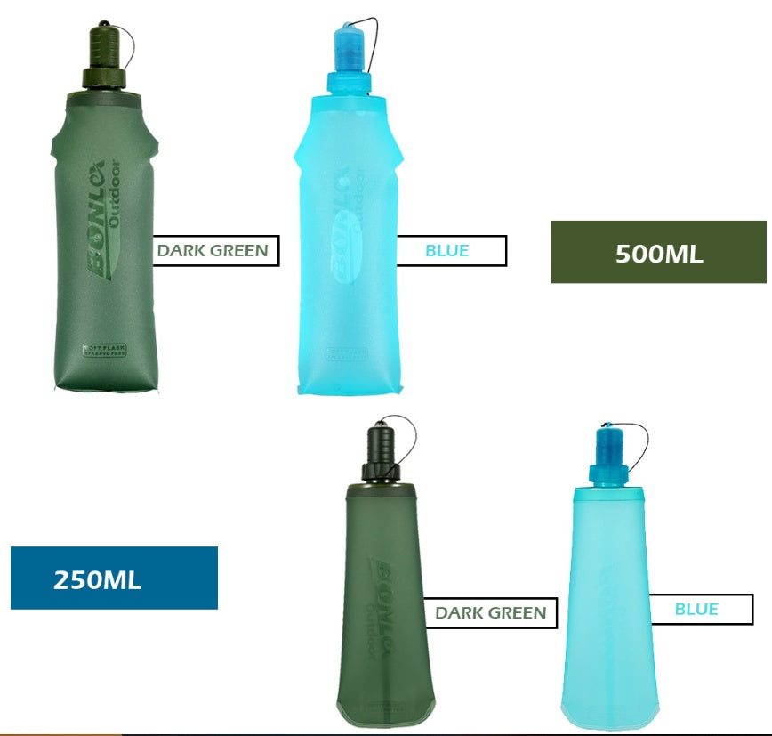 TPU Folding Soft Flask Sport Water Bottle