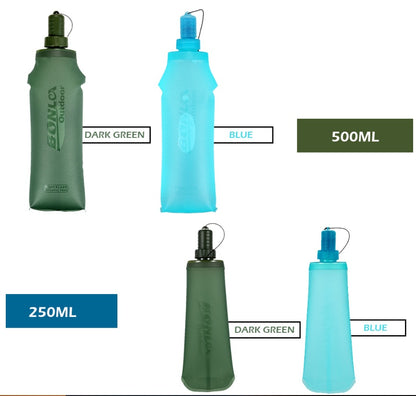 TPU Folding Soft Flask Sport Water Bottle
