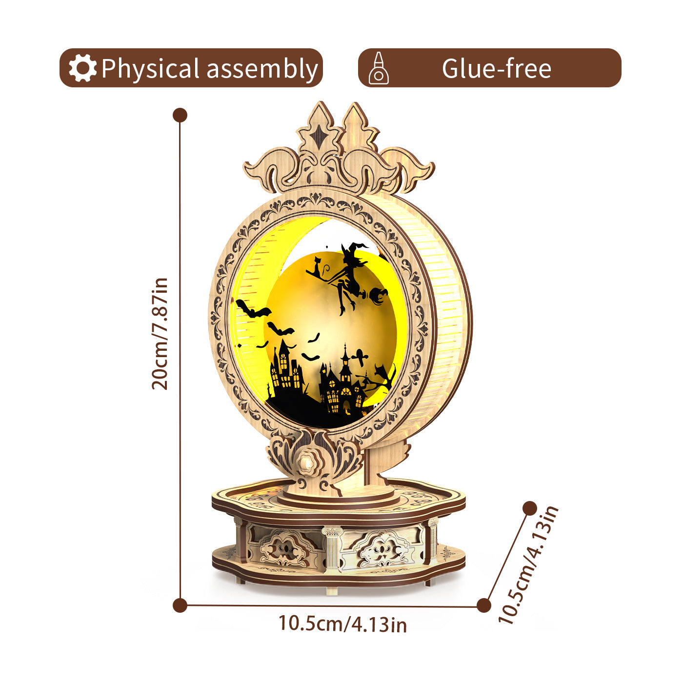 US Local Home Fashion Simple Holiday Carnival Lights Styling Puzzle Toys