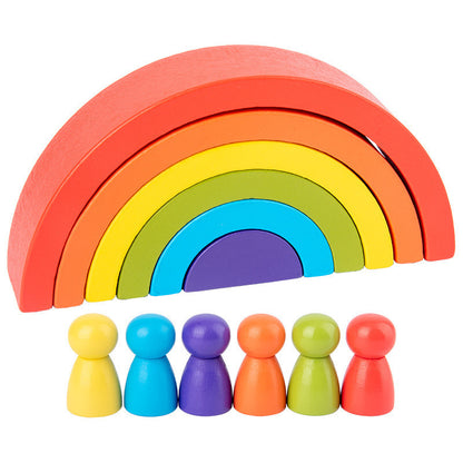 US Local Rainbow arched building blocks