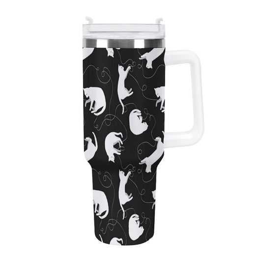 POD US Local Tumbler 40 oz Large Capacity Car Cup Cat 01