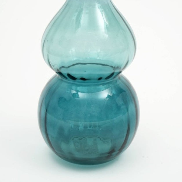 Decorative Opulent Bauble Glass Vase - Elegant Statement Piece