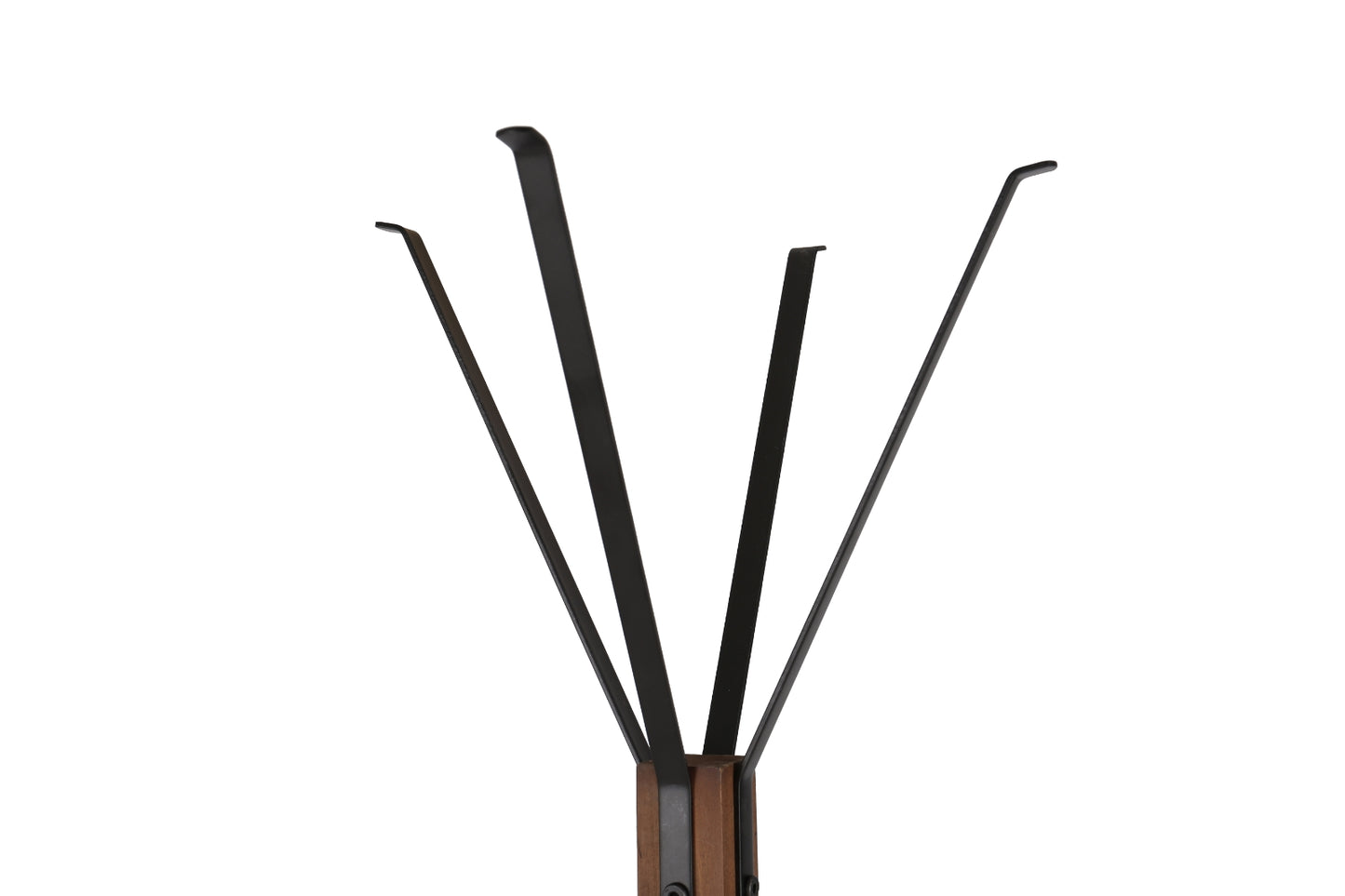 US Local Reclaimed Wood  Metal Coat Rack With Hooks For Bedroom, Living Room