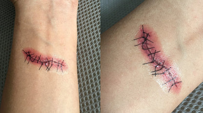 Halloween Wound Tattoo Sticker