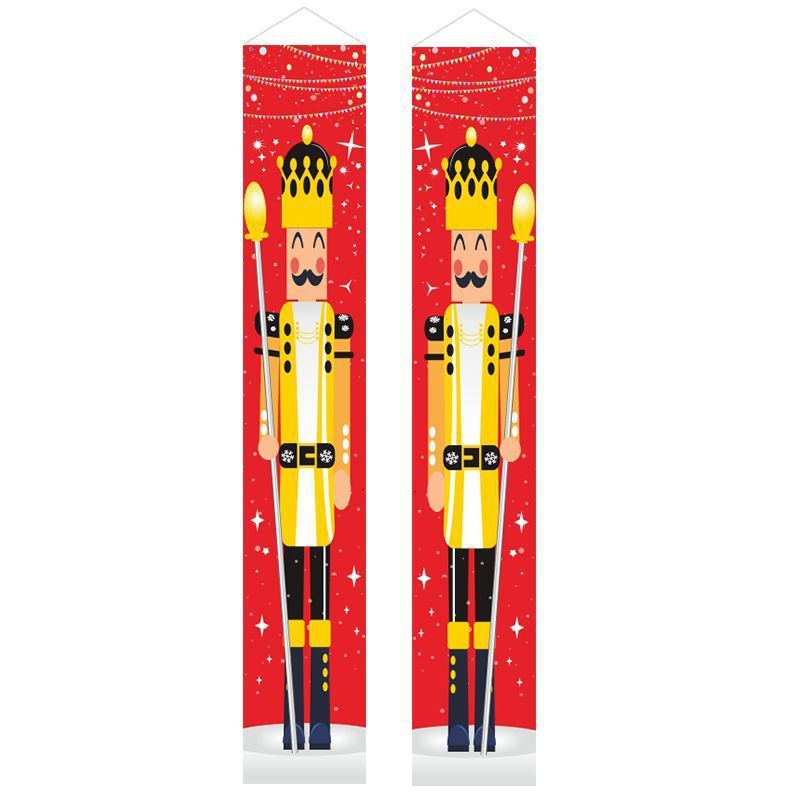 Christmas curtain couplet