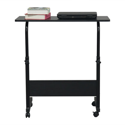 US Local Large Mobile Multi Purpose Side Desk Computer Desk Cover - Black
