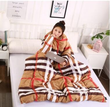 US Local Winter Lazy Quilt with Sleeves