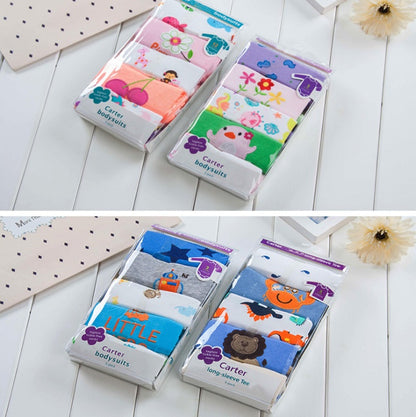 US Local Long-sleeved triangle robe baby onesies cotton romper bag fart clothes baby children's clothing autumn