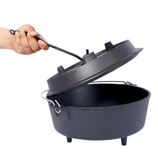 US Local Pre-Seasoned Cast Iron Dutch Oven