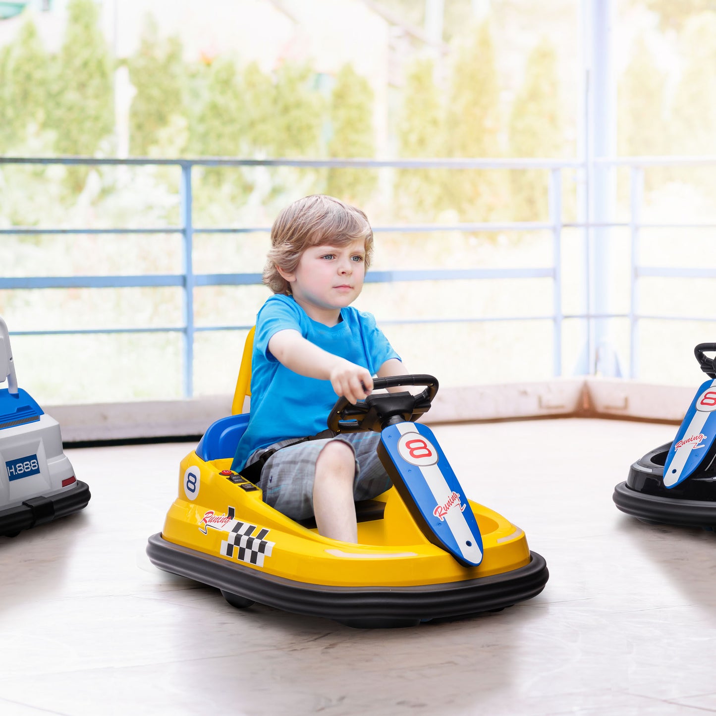 US Local 12V Kids Bumper Car Twins Motor with Parent Remote Control