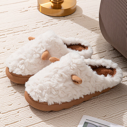 Non-slip Thickening Thermal Home Cotton Slippers