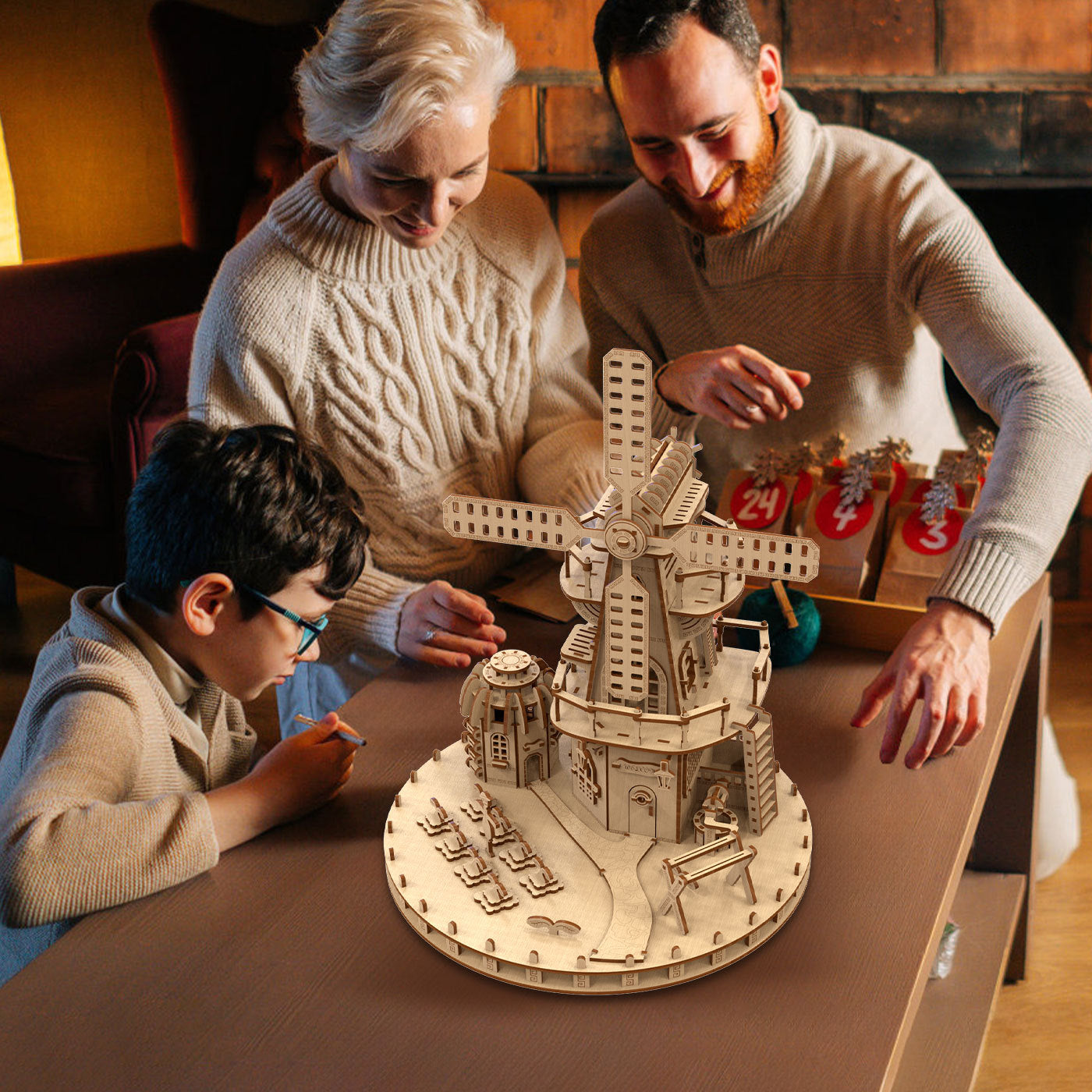 US Local Fashion Simple Williams Manor Shape Puzzle Toys