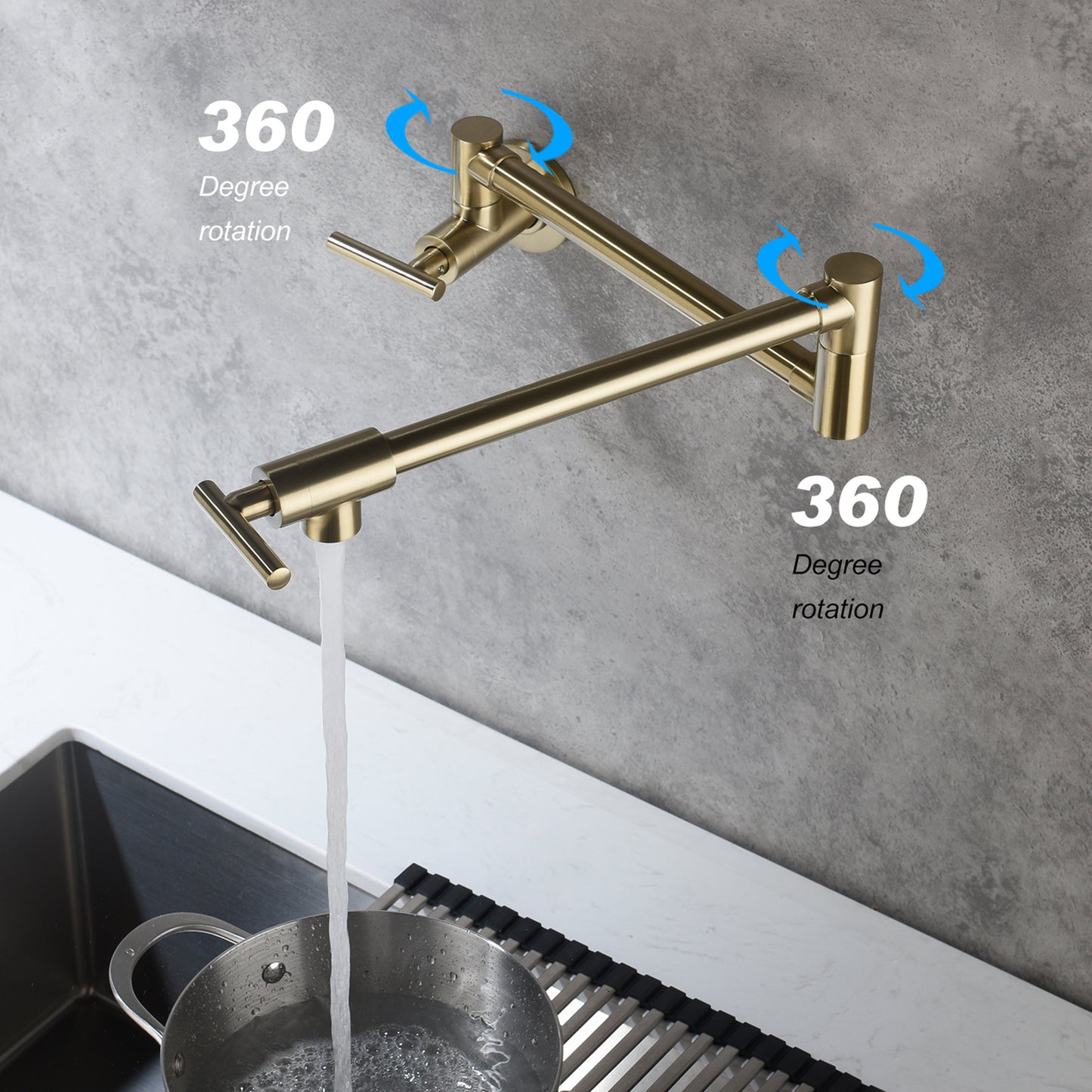 US Local Wall Mounted Boiler Water Faucet