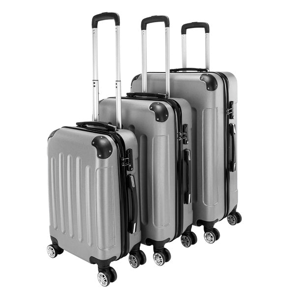 US Local 3-in-1 Portable ABS Trolley Case