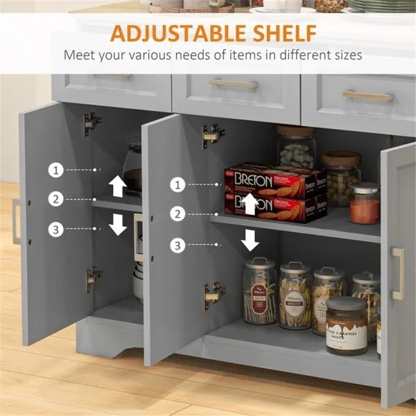 US Local Kitchen Cabinet-Gray