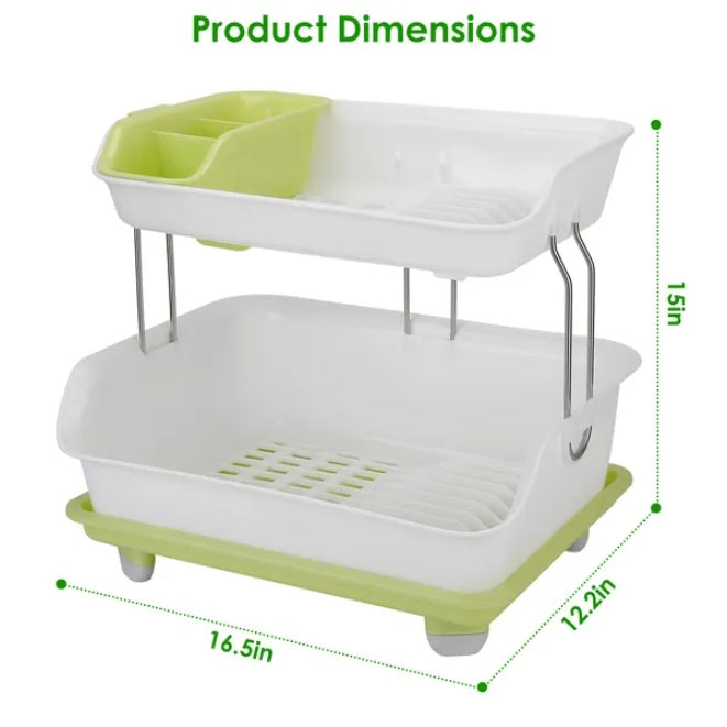 US Local Double Layer Dish Rack