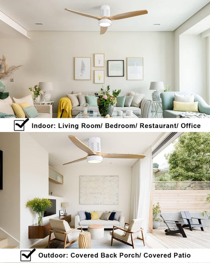 US Local Metal And Wood Ceiling Fans