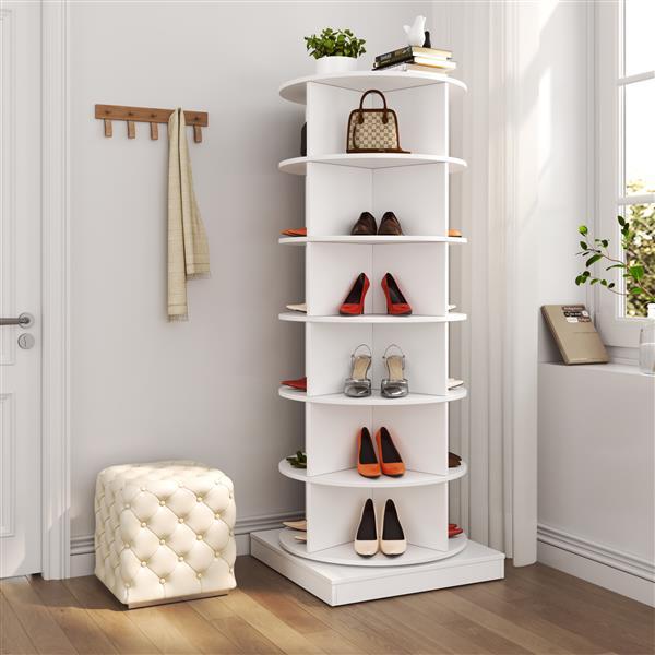 US Local 360 Rotating Shoe Cabinet 6 Floors