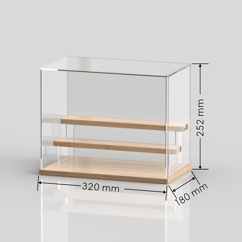 US Local The Ins-style Blind Box Storage Box Uses Food-grade Material, With Adjustable Partitions And Transparent Display Design