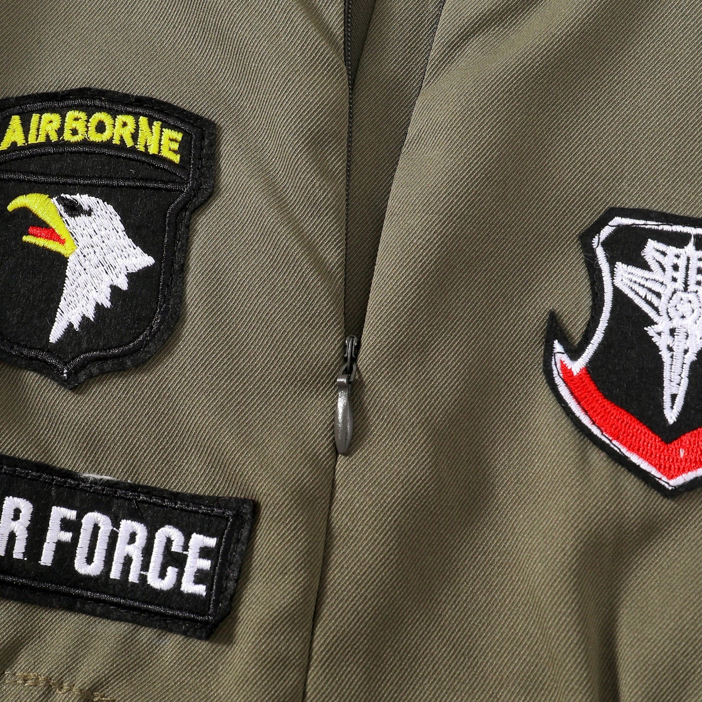 US Local Toddler Boys Pilot Jumpsuit Army Green Long Sleeve Romper, Perfect For Birthday Party Outfits