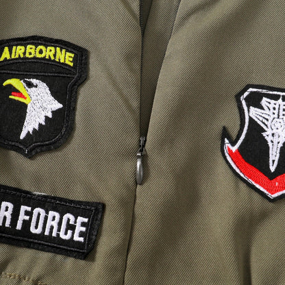 US Local Toddler Boys Pilot Jumpsuit Army Green Long Sleeve Romper, Perfect For Birthday Party Outfits