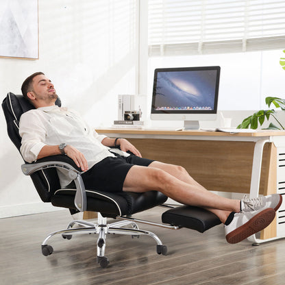 US Local Office Desk Chair With Foot Rest Tall And Big 300LB
