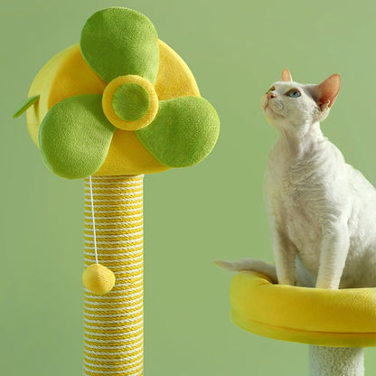 US Local Cat Climbing Frames And Multi-level Cat Towers With Durable Scratching Posts, Comfortable And Fun Jumping Platforms, Hanging Toys, Viewing Perches, Removable Pet Gel Pads, And Hammocks