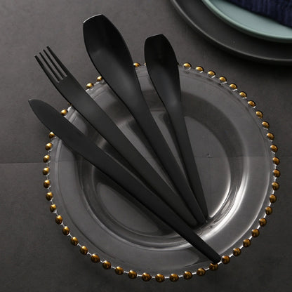 Knife, Fork And Spoon 304 Stainless Steel Household Desserts Spoon Hotel Stainless Steel Tableware