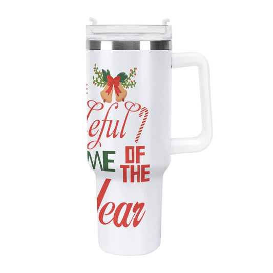 PHDT00291 POD US Local Tumbler 40 oz Large Capacity Car Cup Christmas Gift, Red