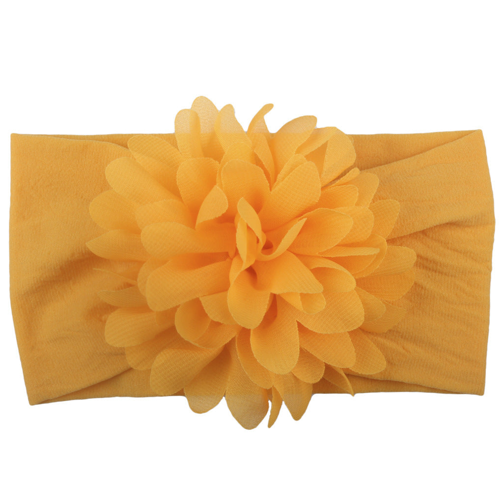 US Local Creative Chiffon Flower Headband Baby Hair Accessories Cute Princess Headband