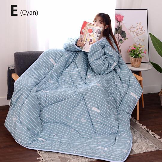 US Local Winter Lazy Quilt with Sleeves