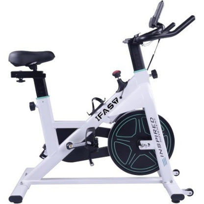 US Local Stationary Bikes For Home Spin Indoor Exercise Bike With LCD Monitor And Comfortable Seat Cushion For Home Gym Cardio Fitness Training