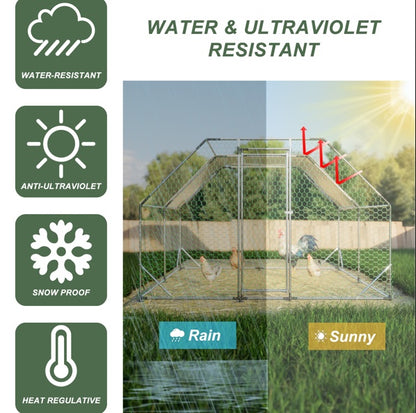 US Local 10x13 Foot Flat Top Chicken Coop