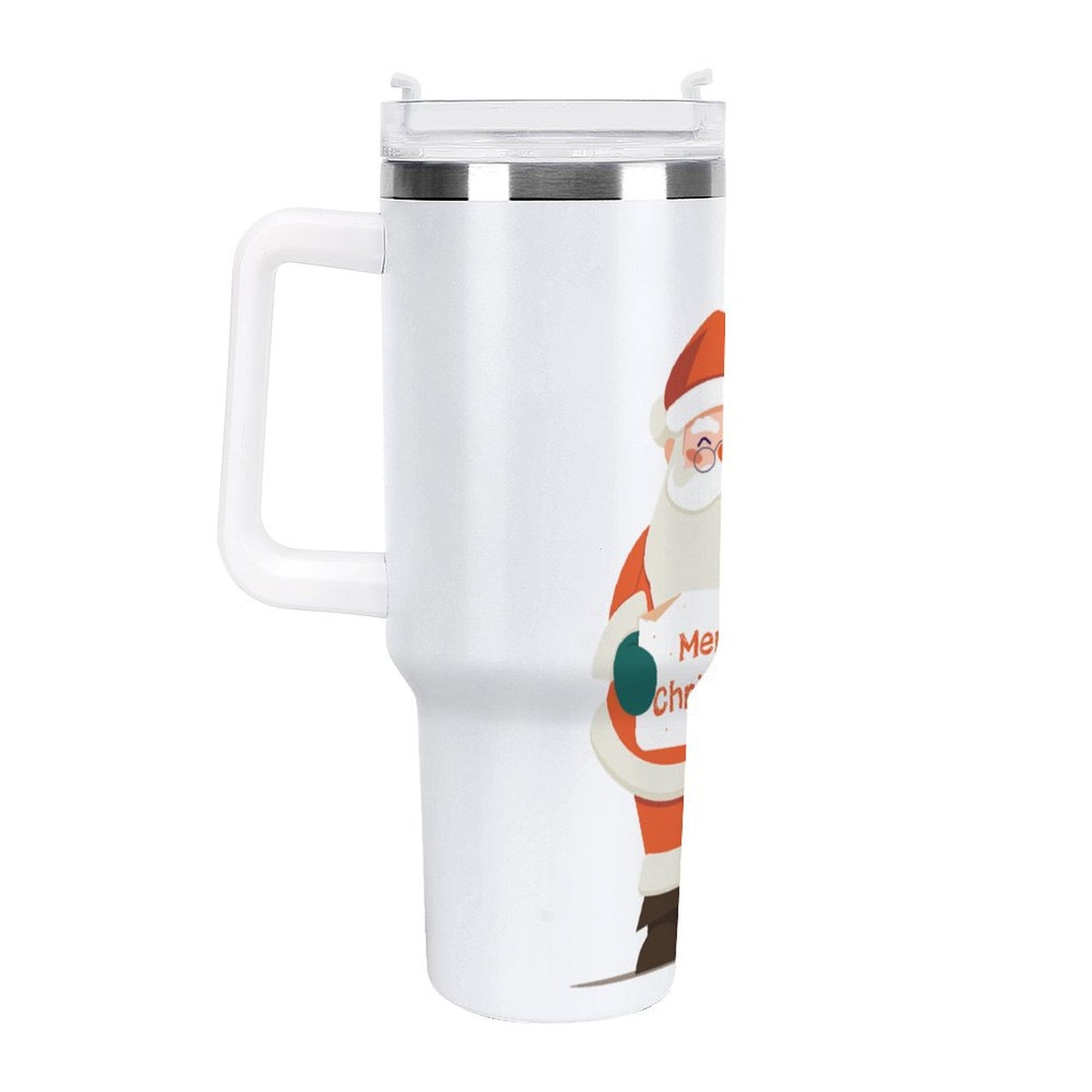 PHDT00086 POD US Local Tumbler 40 oz Large Capacity Car Cup Christmas Santa Claus