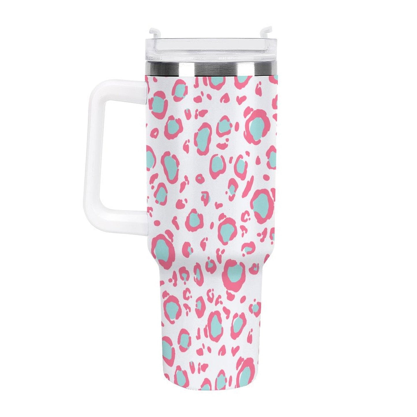 PHDT00201 POD US Local Tumbler 40 oz Large Capacity Car Cup Pink Leopard