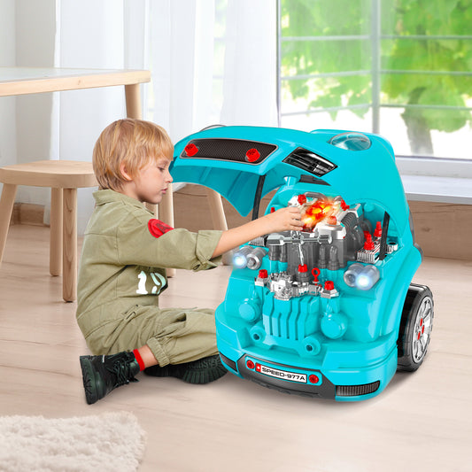 US Local Mechanic Kids Truck Engine Toy Set
