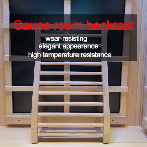 US Local Hemlock Round Stick Sauna Backrest