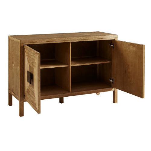 US Local 2-Door Accent Cabinet With Adjustable Shelves