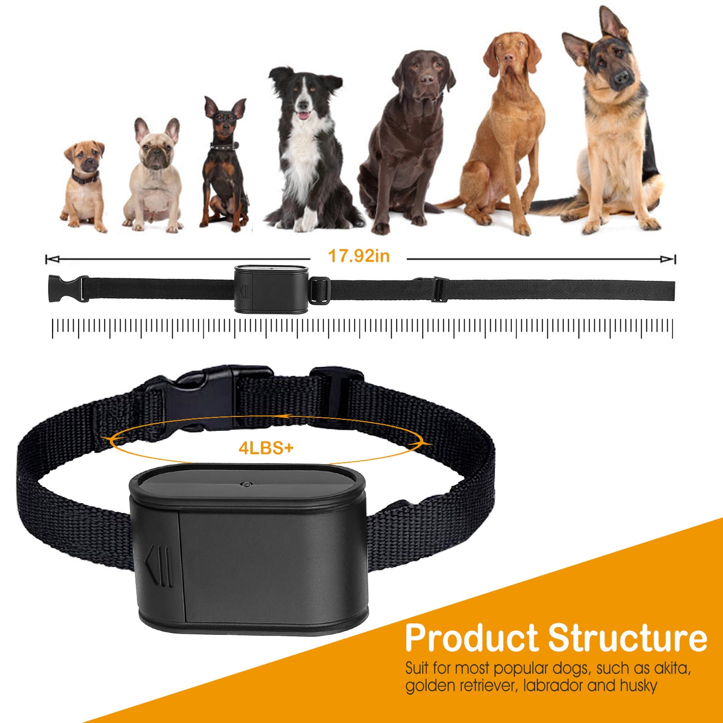 US Local 1Set Electric Dog Fence System Pet Tone Shock Boundary Containment Water Resistant Collar Receiver For Small Medium Large Dog