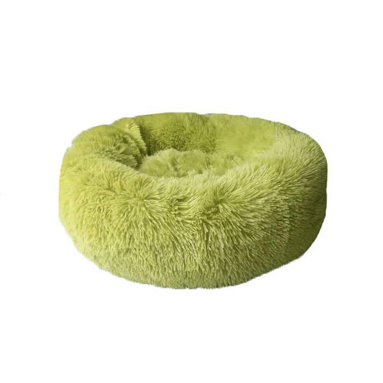 US Local Round Long Hairy Autumn And Winter Nest Pad Cat Mattress