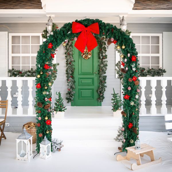 US Local 240x40x265cm PVC Christmas Arch