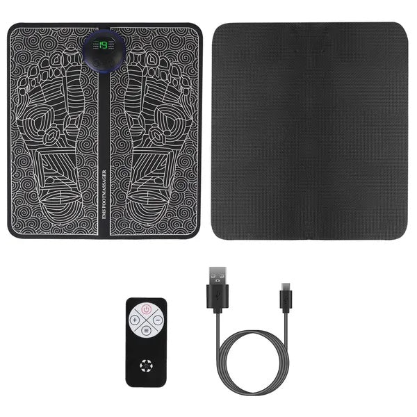 US Local Foot Massage Pad Electric Stimulator Massager Unit Leg Reshaping Muscle Pain Relax