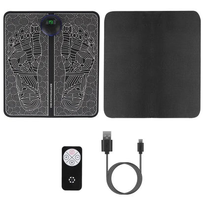 US Local Foot Massage Pad Electric Stimulator Massager Unit Leg Reshaping Muscle Pain Relax