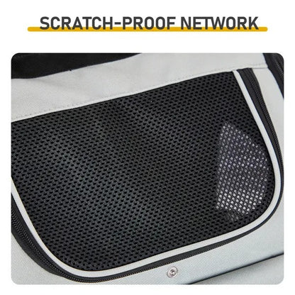 US Local Pet Carrier Backpack, Expandable Cat Dog Carrier With Back Extension, Breathable Mesh Travel Backpack For Small Dogs Cats, Soft-Sided Pet Backpack Holds Up To 26 Lbs