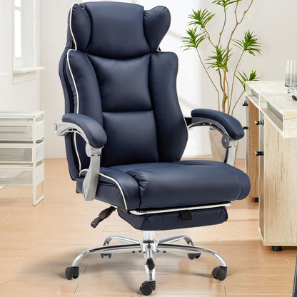 US Local Office Desk Chair With Foot Rest Tall And Big 300LB