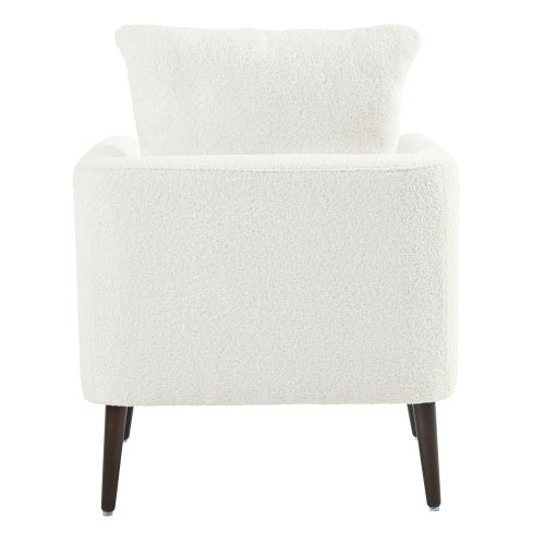 US Local Solid Wood Leg Fabric Armchair