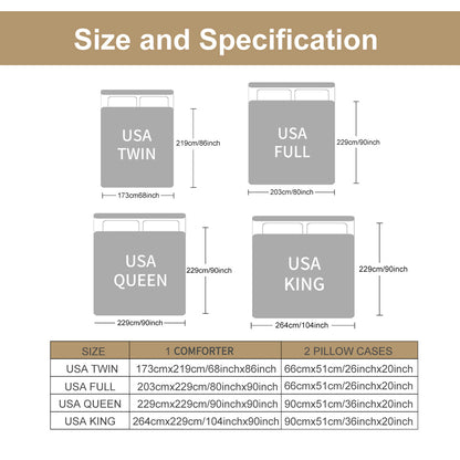 US Local 3 Pieces Neon Game Pattern Comforter Set Ultra Soft Bedding Set