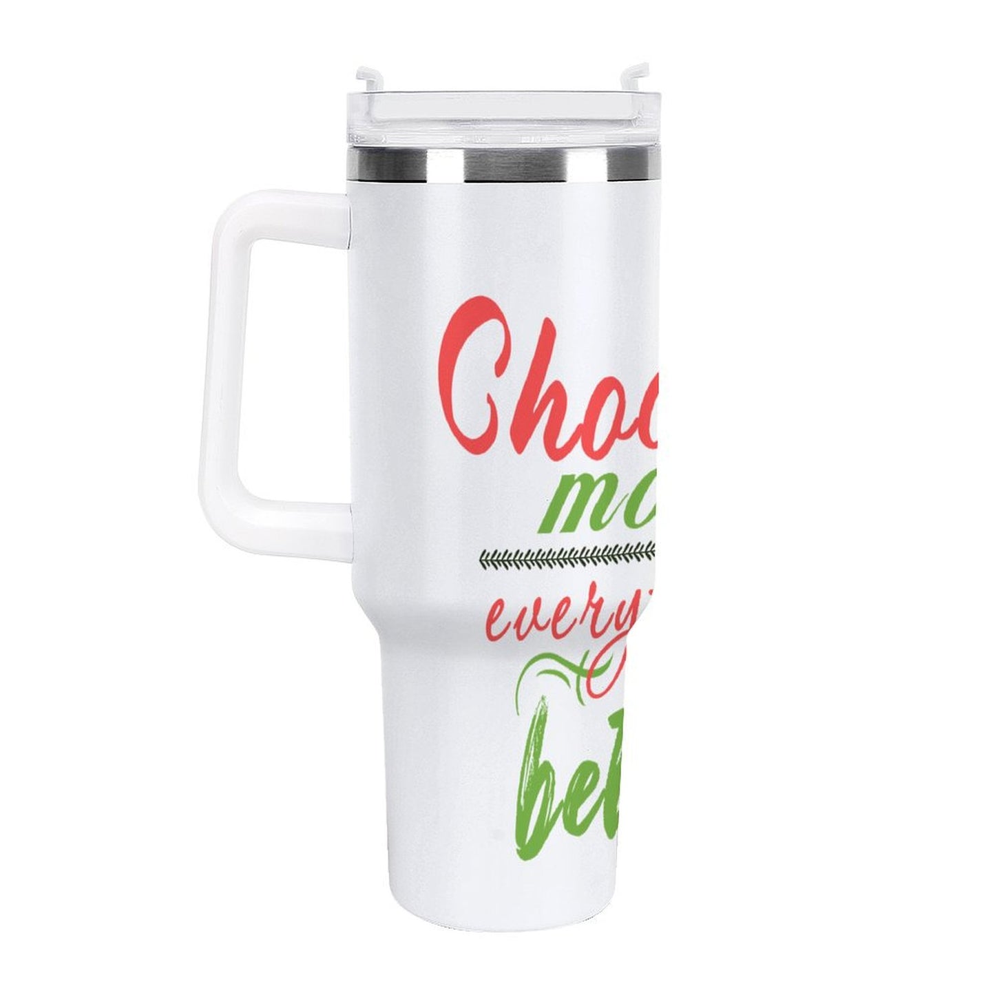 PHDT00024 POD US Local Tumbler 40 oz Large Capacity Car Cup Christmas Tree